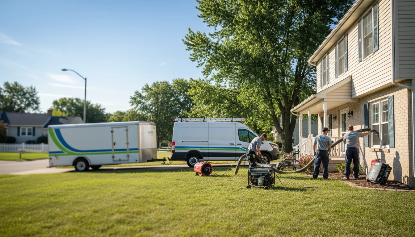 Flooded Basement Restoration And Cleanup With Repair in Hankinson, ND near me